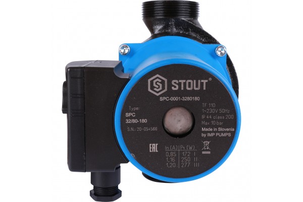 STOUT Насос циркуляционный 32/80-180
