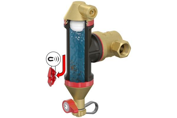 Flamco Сепаратор воздуха и шлама Flamcovent Clean Smart 3/4