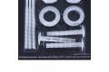 ROMMER 3/4 монтажный комплект 13 в 1 (RAL9016) c 3мя кронштейнами