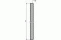 Walraven Шпилька BIS M10 2000 оцинкованная сталь