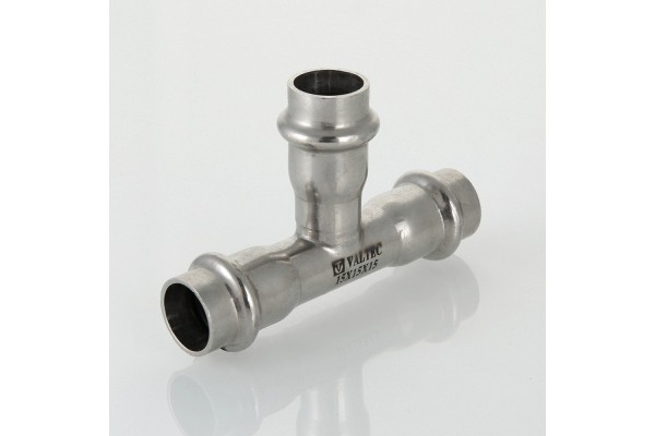 Valtec тройник переходной ВН 28x28x22 пресс нерж