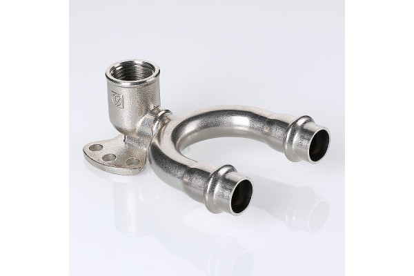 Valtec угольник с креплением, водорозетка ВН 15x1/2