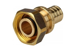 Elsen Переходник с НГ (евроконус) 20x3/4 В. аксиальный PEX, латунь