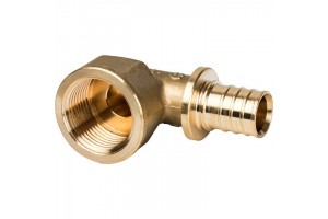 Elsen Угольник переходной 25x3/4 В. аксиальный PEX, латунь