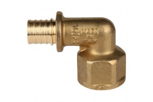 Elsen Угольник переходной 16x3/4 В. аксиальный PEX, латунь
