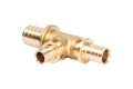 Elsen Тройник переходной 32x20x25 аксиальный PEX, латунь