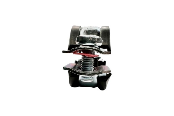 SAC-0020-200012 STOUT Сдвоенный хомут для труб, комплект: хомут+шпилька шуруп +дюбель пластиковый 1/2