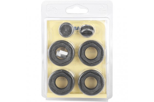 011046 07 Global KIT 1/2 Присоединительный набор для радиатора (цвет cod.07 grigio scuro opaco mettalizzato 2748 (черный))