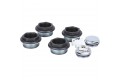 011048 07 Global KIT 3/4 Присоединительный набор для радиатора (цвет cod.07 grigio scuro opaco mettalizzato 2748 (черный))