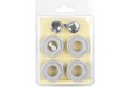 011046 08 Global KIT 1/2 Присоединительный набор для радиатора (цвет cod.08 grigio argento opaco metallizzato 2676 (серый))