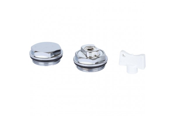 011048 08 3/4 Global KIT 3/4 Присоединительный набор для радиатора (цвет cod.08 grigio argento opaco metallizzato 2676 (серый))