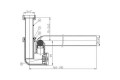 HL 136.3 Сифон с запахозапирающим клапаном, DN40