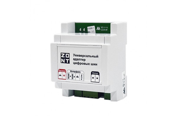 Zont универсальный адаптер цифровых шин (DIN) OpenTherm, E-BUS