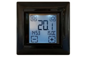 Терморегулятор SpyHeat SDF-421H-black проводной, программируемый, черный