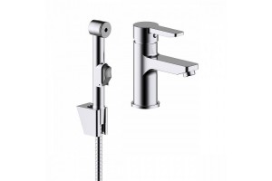 Смеситель для раковины с гигеническим душем IDDIS Sena