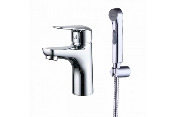 Смеситель для раковины с гигиеническим душем IDDIS Torr