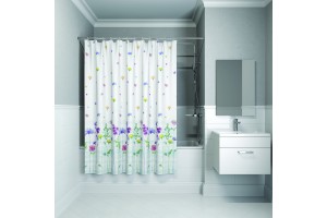 Штора для ванной комнаты IDDIS Basic 180*180см полиэстер