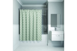 Штора для ванной комнаты IDDIS Basic 200*180см полиэстер