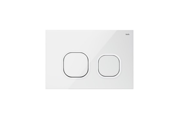 Клавиша смыва IDDIS белая Uniglass 001