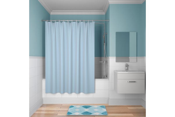 Штора для ванной комнаты, 180*200см, Полиэстер, IDDIS, B70P218i11