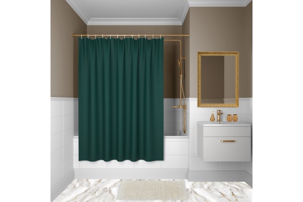 Штора для ванной комнаты, 180*200см, Полиэстер, IDDIS, D29P218i11