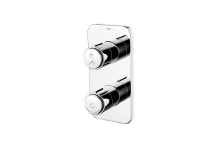 Смеситель IDDIS с двумя выходами с управлением Push Control встраиваемый  Slide