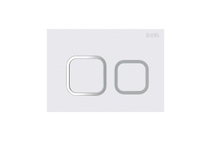 Клавиша смыва IDDIS Unifix универсальнаяматовый белый 040