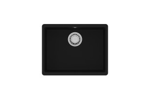 Кухонная мойка Lemark SINARA 540-U подстольного монтажа из кварцгранита цвет: Антрацит