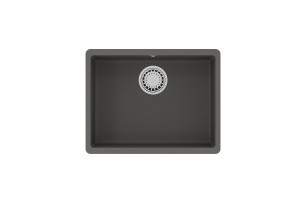 Кухонная мойка Lemark SINARA 540-U подстольного монтажа из кварцгранита цвет: Серый шёлк