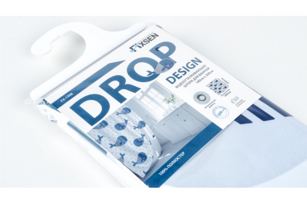 Штора для ванной Fixsen Design  Drop