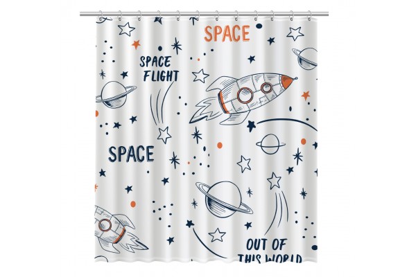 Штора для ванной Fixsen Design  Space