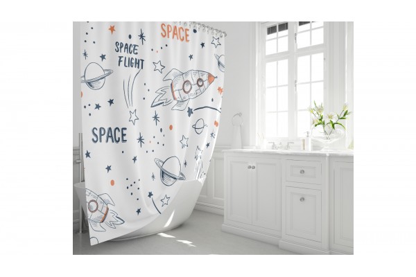 Штора для ванной Fixsen Design  Space