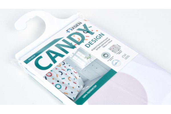 Штора для ванной Fixsen Design  Candy