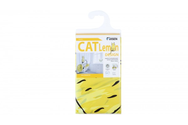 Штора для ванной Fixsen Cat