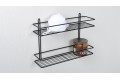 Полка двойная Fixsen черная