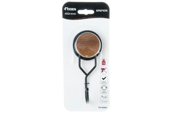 Крючок Fixsen одинарный MAGIC WOOD