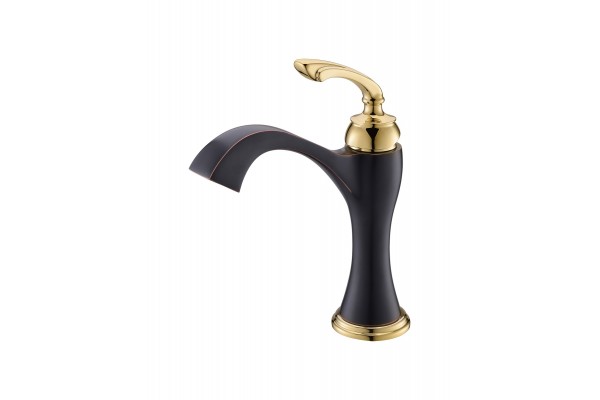 Смеситель для раковины Timo Unari (7501/04F black antique)