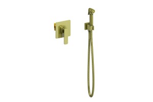 Смеситель встроенный с гигиеническим душем Timo Torne (4389/02SM antique)