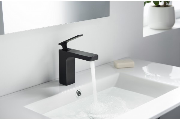 Смеситель для раковины Timo Torne черный (4361/03F)