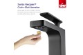 Смеситель для раковины с гигиеническим душем Timo Torne 4360/03G черный
