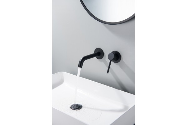 Смеситель для раковины встроенный Timo Saona 2372/03SM черный