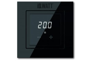 IQ Watt THERMOSTAT D black (черный) электронный терморегулятор для теплого пола