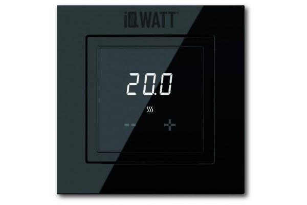 IQ Watt THERMOSTAT D black (черный) электронный терморегулятор для теплого пола