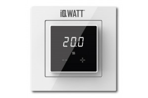 IQ Watt THERMOSTAT D black/white (черный/белый) электронный терморегулятор для теплого пола