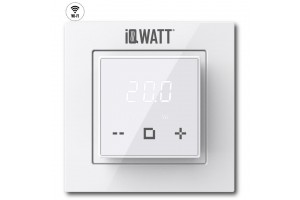 IQ Watt THERMOSTAT D white (белый) WI-FI электронный терморегулятор для теплого пола