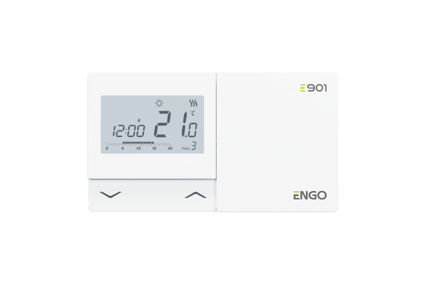 ENGO E901RF Wi-Fi программируемый беспроводной терморегулятор, белый