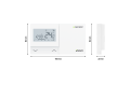 ENGO E901RF Wi-Fi программируемый беспроводной терморегулятор, белый