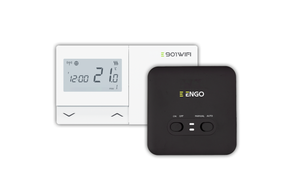 ENGO E901RF Wi-Fi программируемый беспроводной терморегулятор, белый