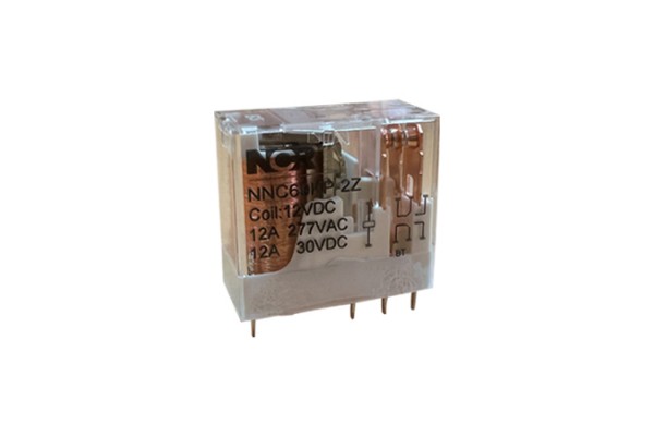 Реле промежуточное на DIN-рейку, 12V DC в сборе