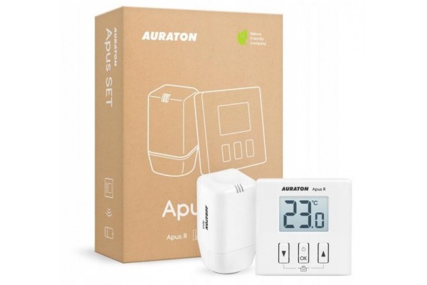 AURATON Apus SET терморегулятор и сервопривод M30x1,5 беспроводной комплект